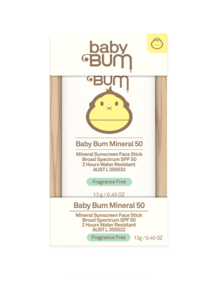Baby Bum SPF 50 Mineral Sun Screen Face Stick 13g – The Vault Surf