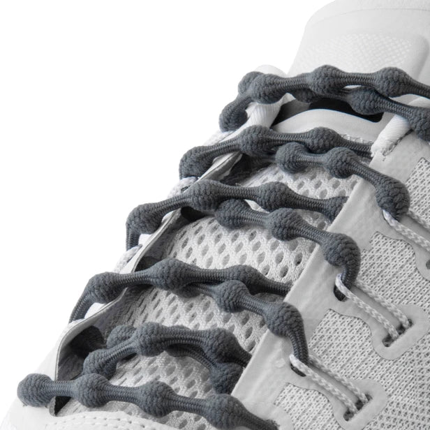 Caterpy Run No-Tie Shoelaces - Silky White