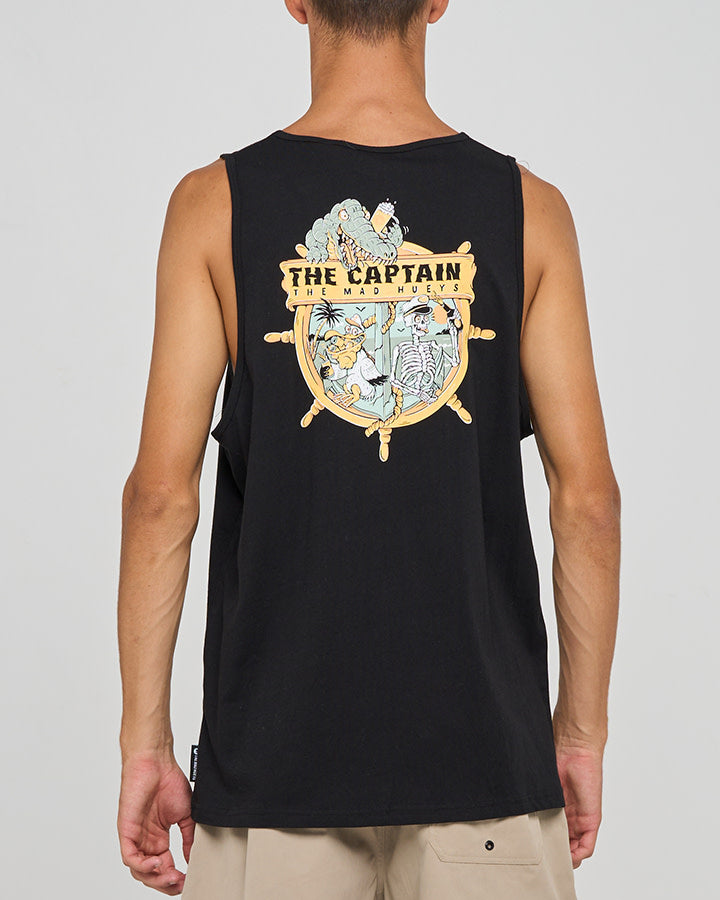 Croc Captain Tank - Black – The Vault Surf and Fashion